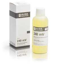 HI-7021M ORP test solution, 240mV, 230 mL bottle