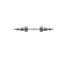 Connecting capillary tubing with preswaged fittings (0.12 x 35 mm)